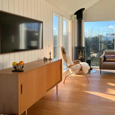 Nyaraló Elegant Minimalism In Near Vejle Fjord *