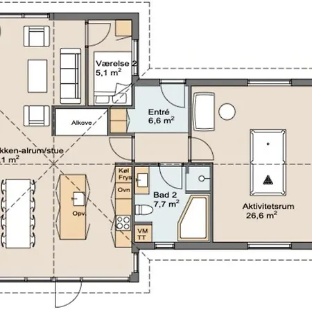 Elegant Minimalism In Near Vejle Fjord Holiday home Borkop