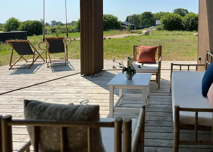 Feriehus Elegant Minimalism In Near Vejle Fjord Børkop